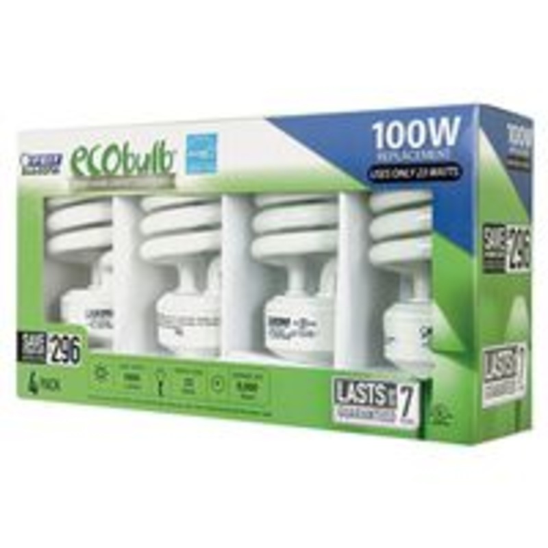 Fluorescent Twist Bulb, Medium, Soft White