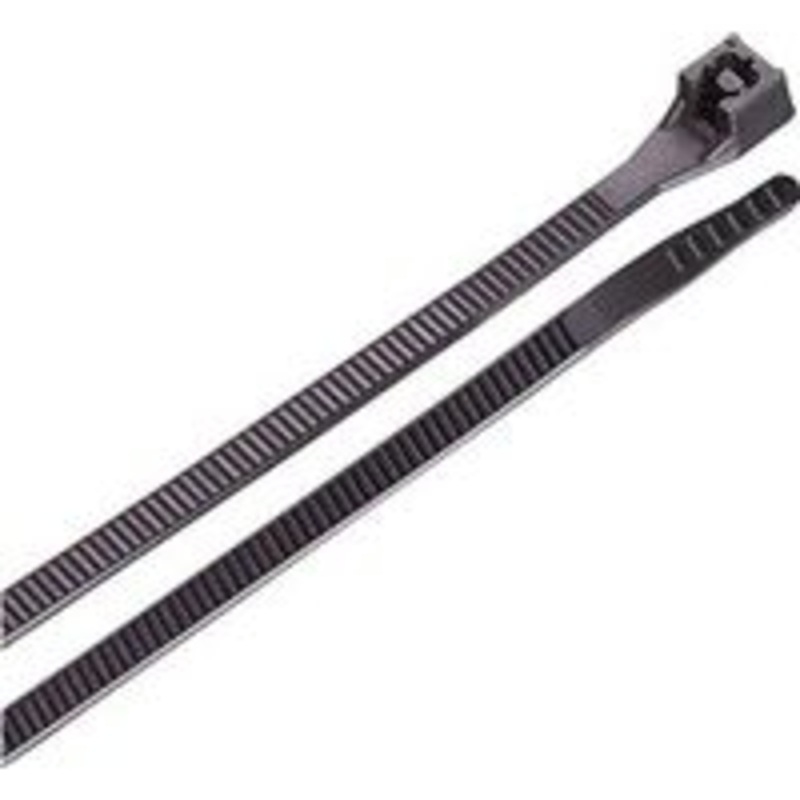 100 Pack 14 Black Cable Ties
