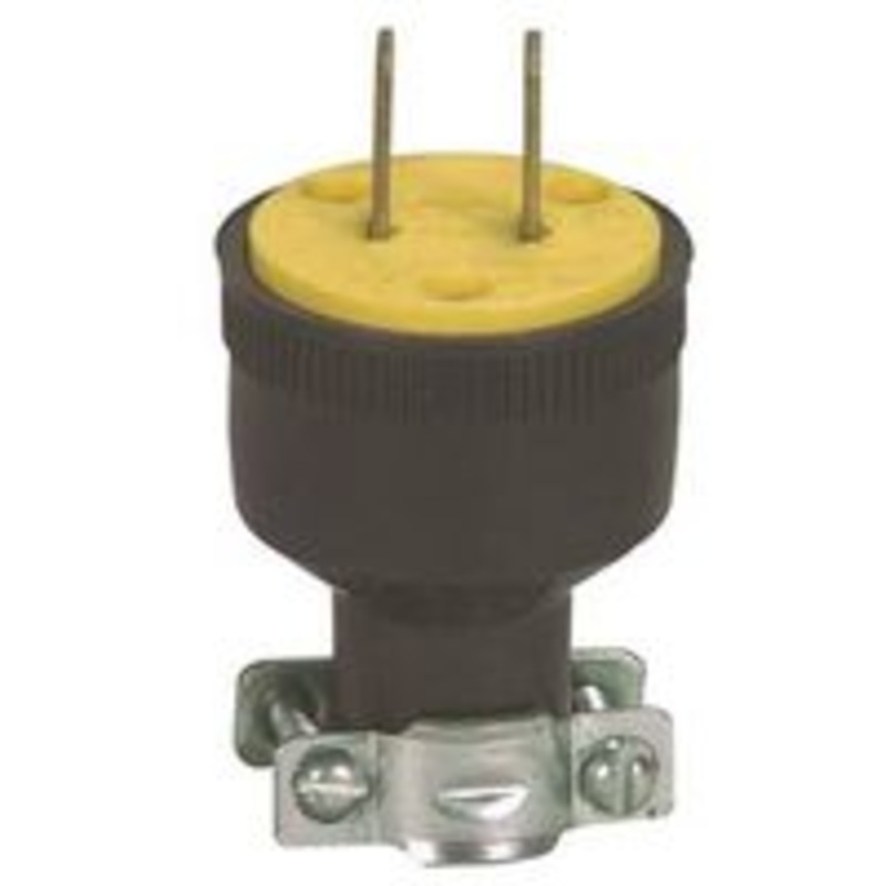 15A 125V Black Electrical Plug