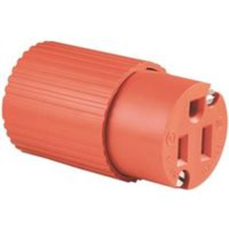 15A 125V Orange Electrical Connector