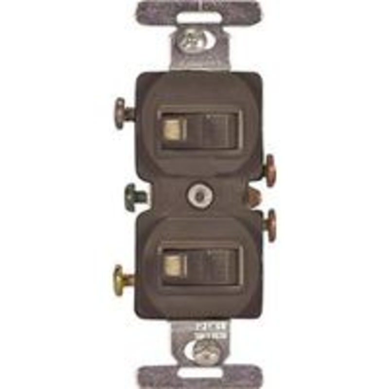 15A Brown 2-Position Switches