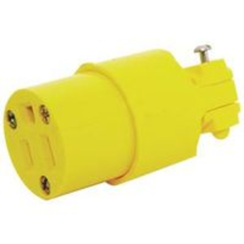 15A Yellow Heavy-Duty Electrical Connector