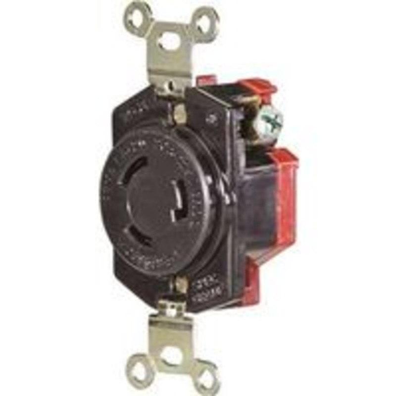20A 125V Black Locking Outlet