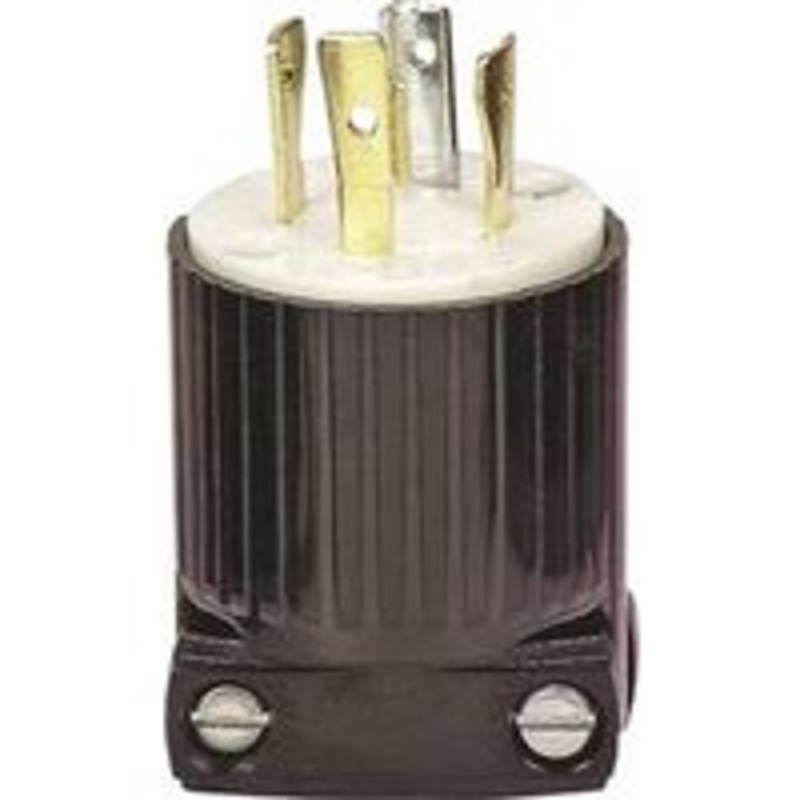20A Black/White 4-Wire Plug