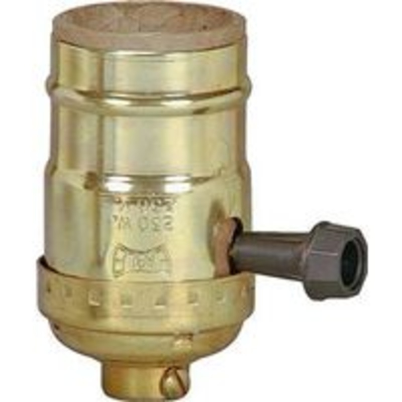 250V 3-Way Metal Lampholder
