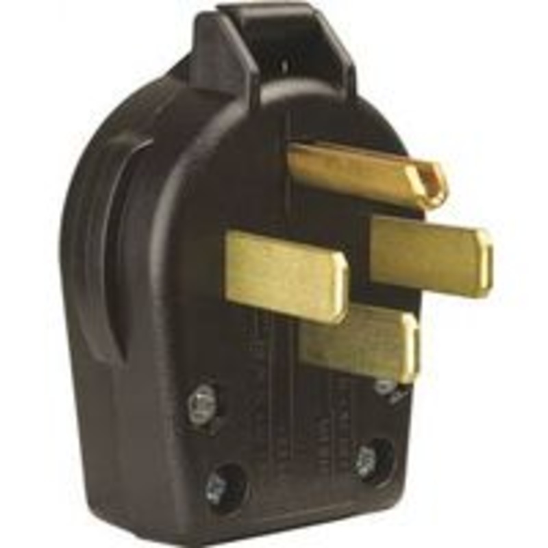 30/50 Amp Black Range Plug