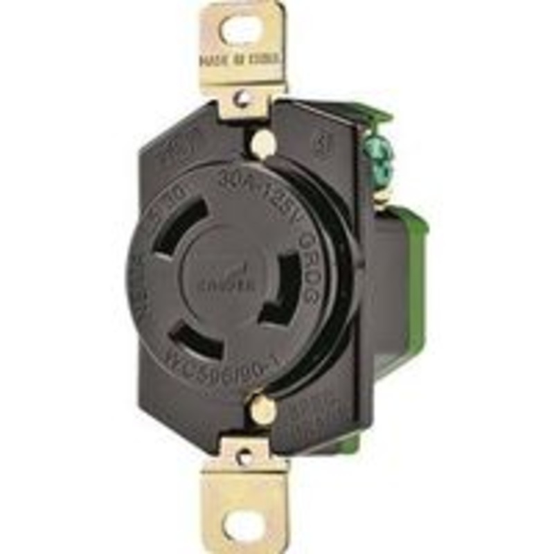 30A Black 3-Wire Electrical Connector