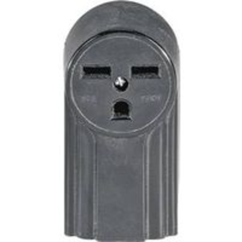 30A Black Surf Receptacle