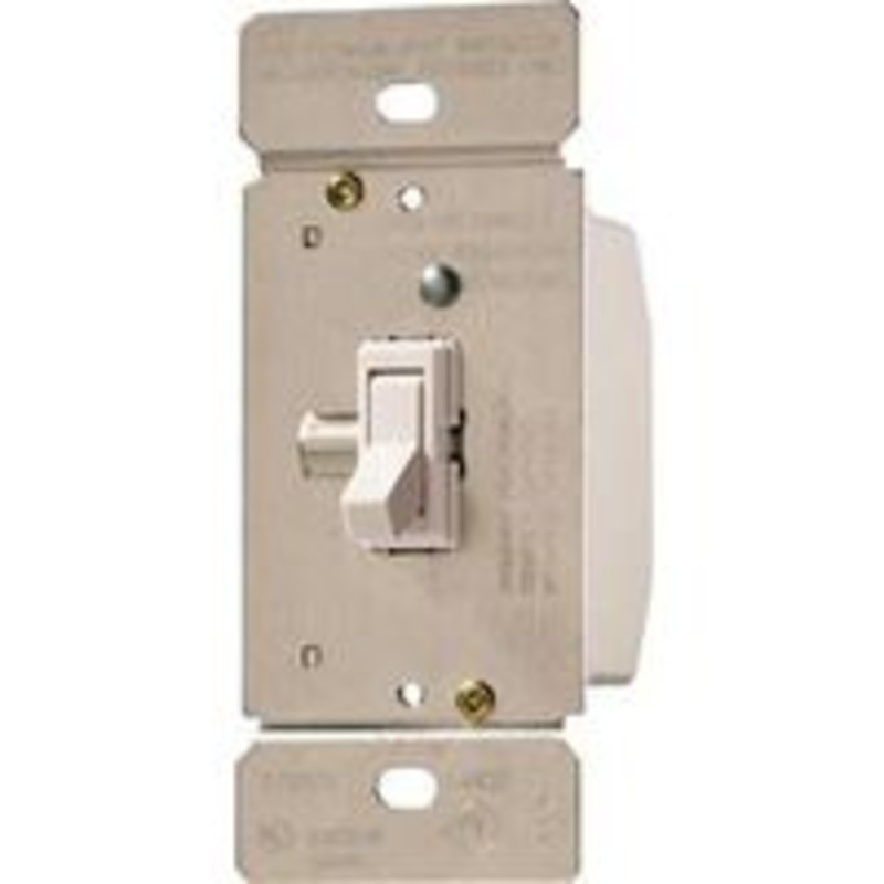 Dimmer Incandescent Toggle Switch, Single Pole