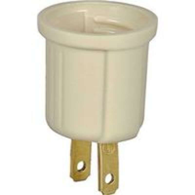 Ivory Keyless Socket Adapter