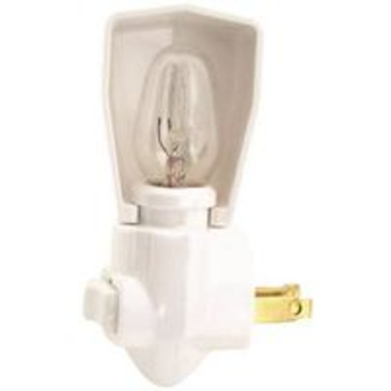 Nightlight with Switch, 15 Amp