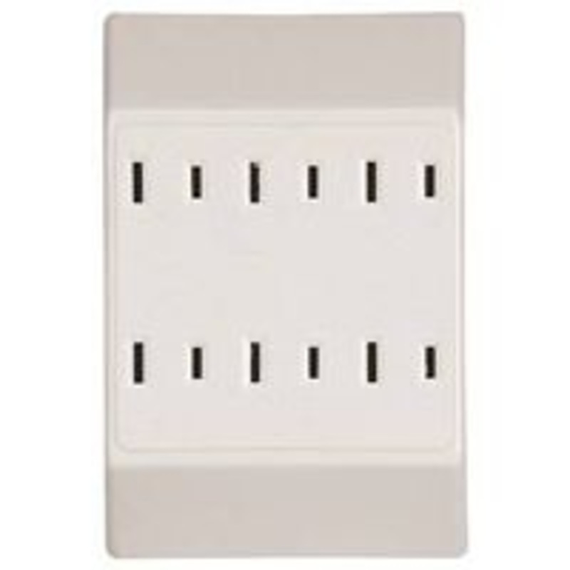 Tap Duplex to 6 Outlet Grounded Power Strip
