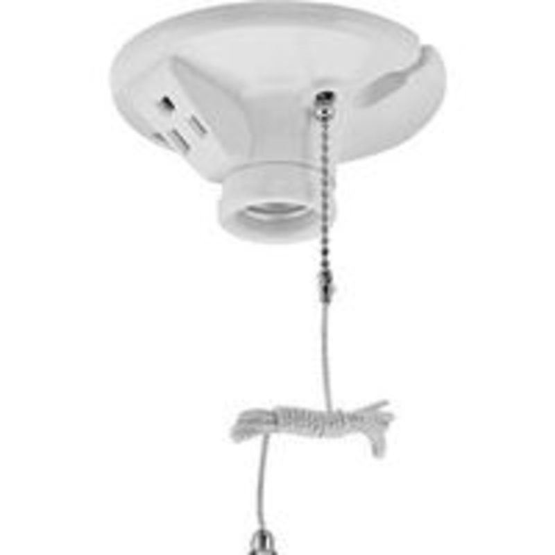 White Plastic Lampholder