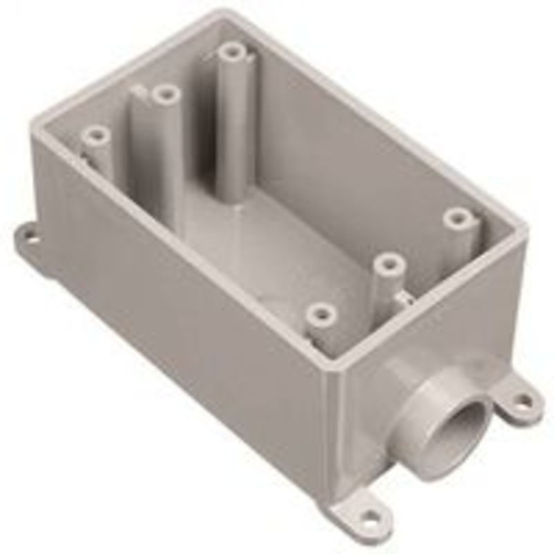 1/2 PVC FSE 1-Gang Electrical Box