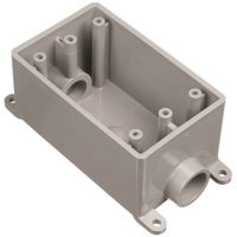 3/4 PVC FSC 1-Gang Electrical Box