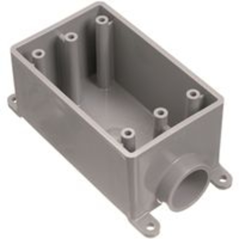 3/4 PVC FSE Electrical Box, 1-Gang
