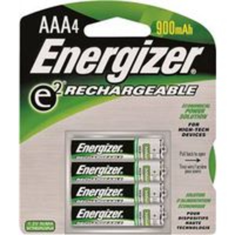 4-Pack AAA NiMH Rechargeable Batteries