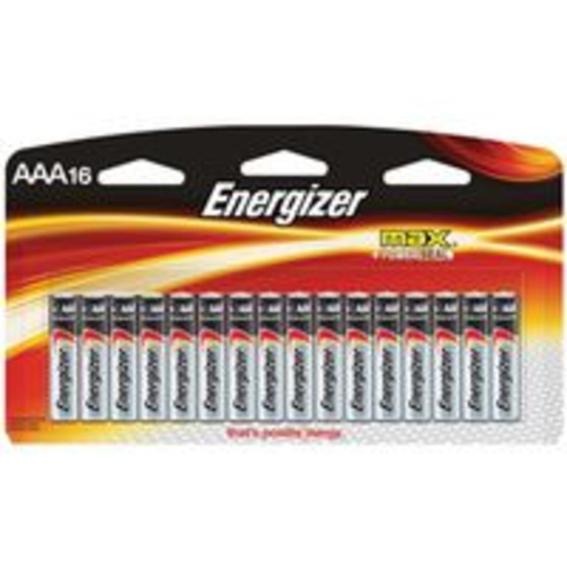 Alkaline Max Batteries – 16 Pack