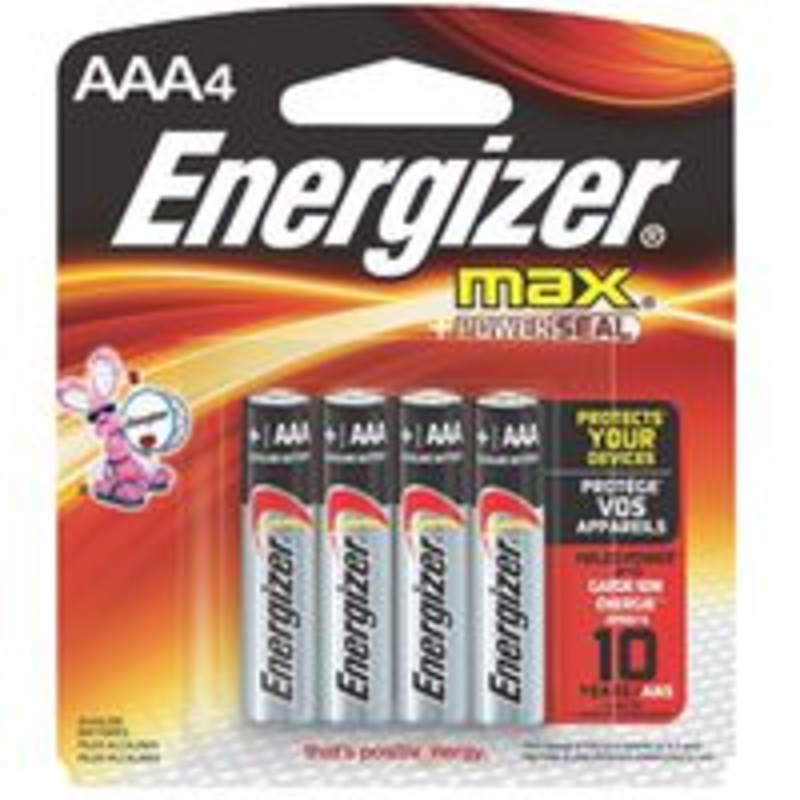 ENER 4-Pack AAA Alkaline Batteries