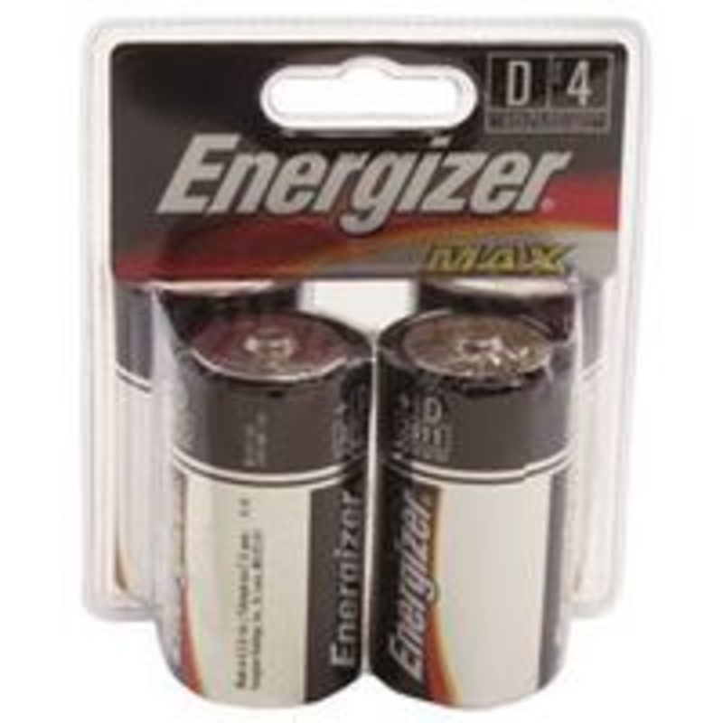 ENER 4-Pack D Alkaline Battery (1.42 lbs)