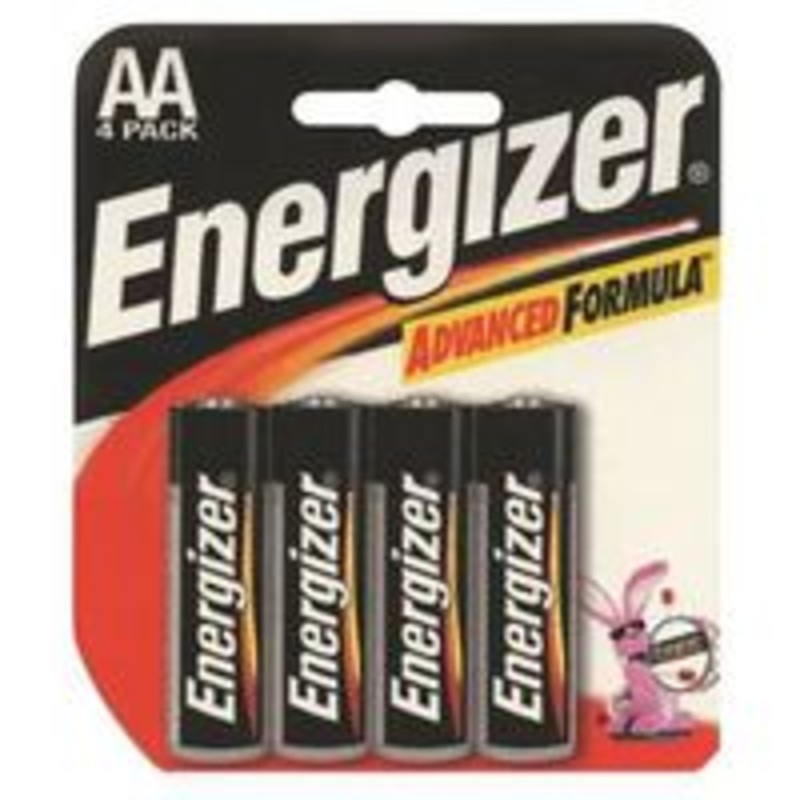Eveready 4-Pack AA Alkaline Batteries