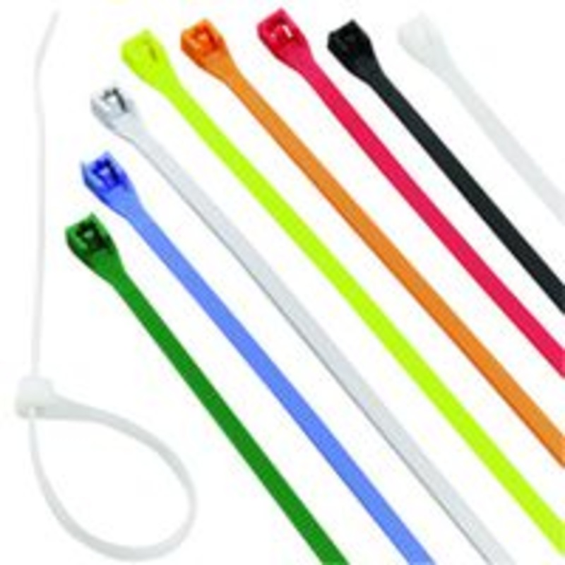 4-Inch Assorted Color Cable Ties