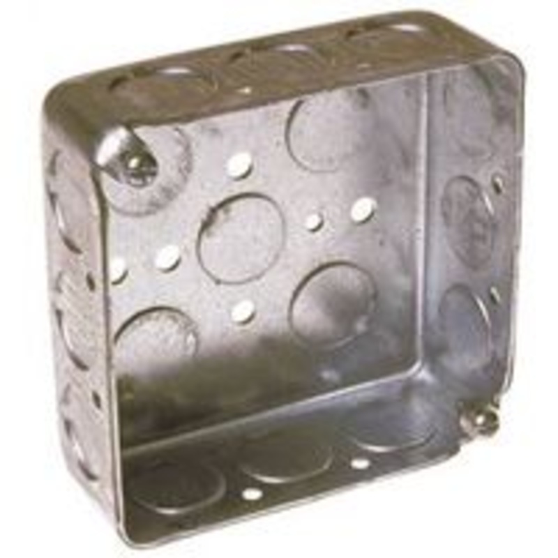 4 x 1-1/2 Drawn Square Electrical Box