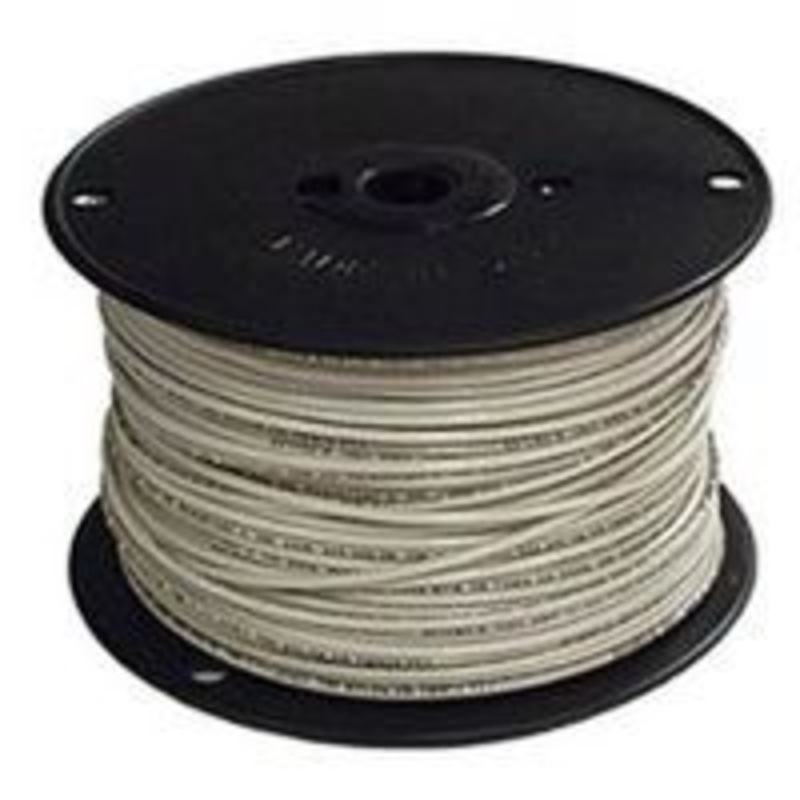 500′ White 14 Sol Building Wire (8.3 lbs)