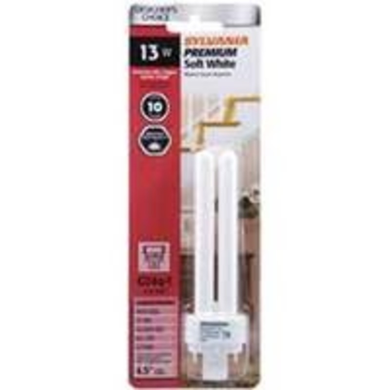 7.13W Double 4-Pin Fluorescent Bulb