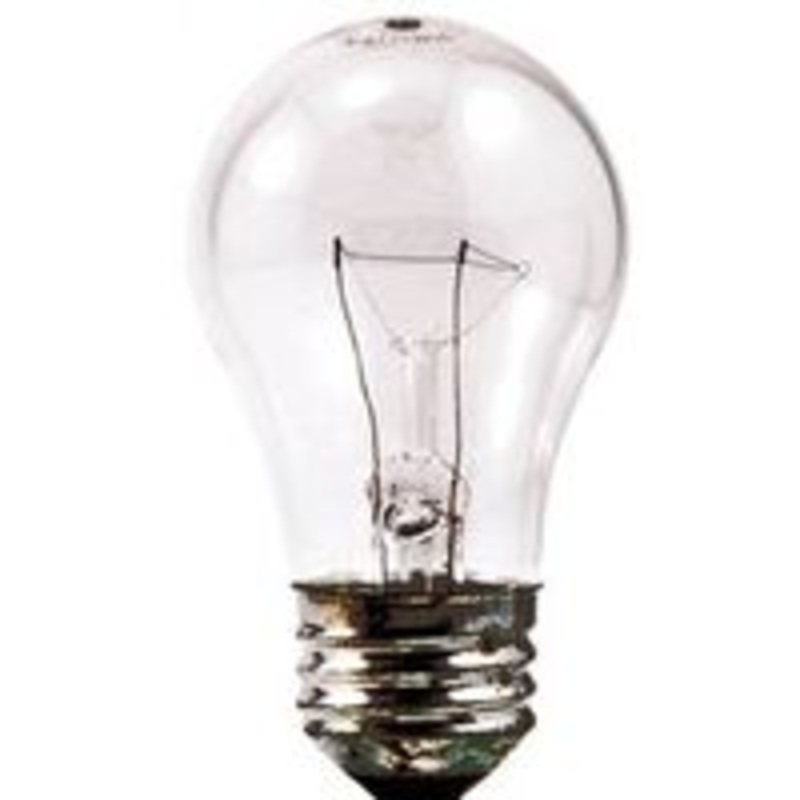 Bulb Fan Clear Alabaster A15 40W