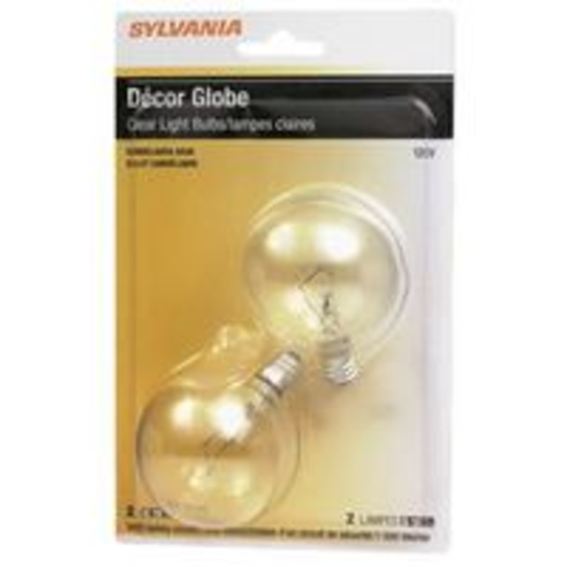 Bulb LT GLB 25W Candlebra Black Socket