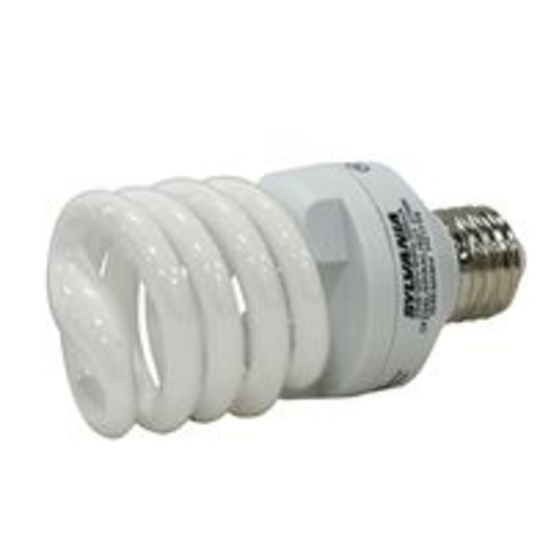CFL 23W T2 Spiral Light Bulb, 2700K
