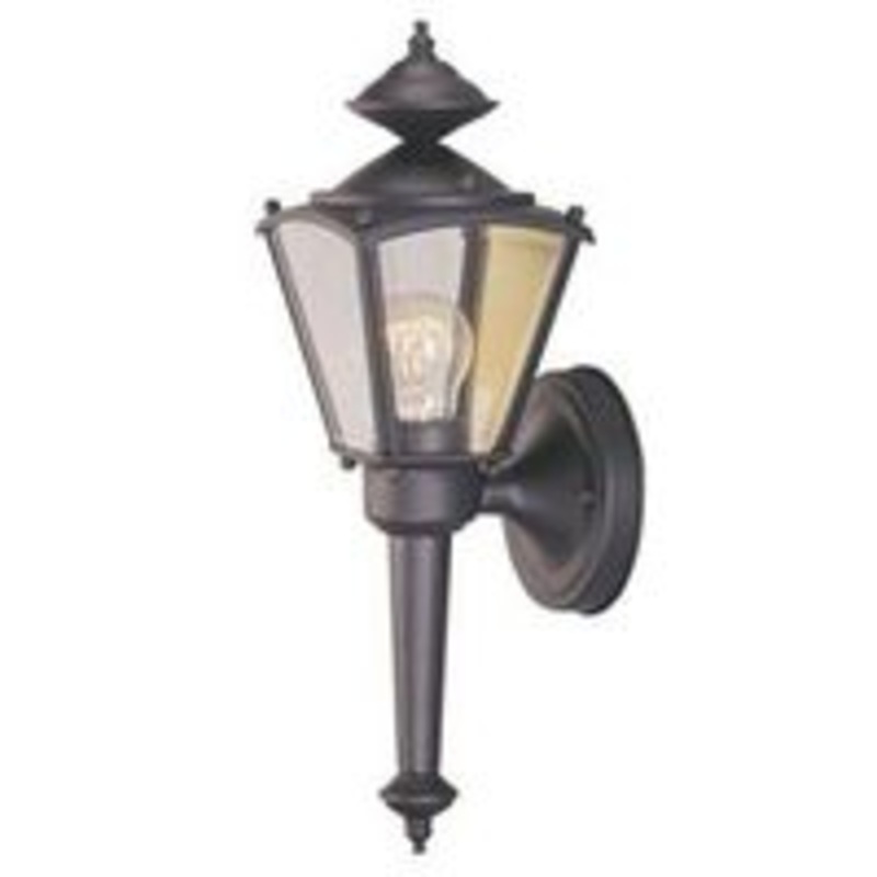 Fixture Porch Wall Mount 1-Light Black