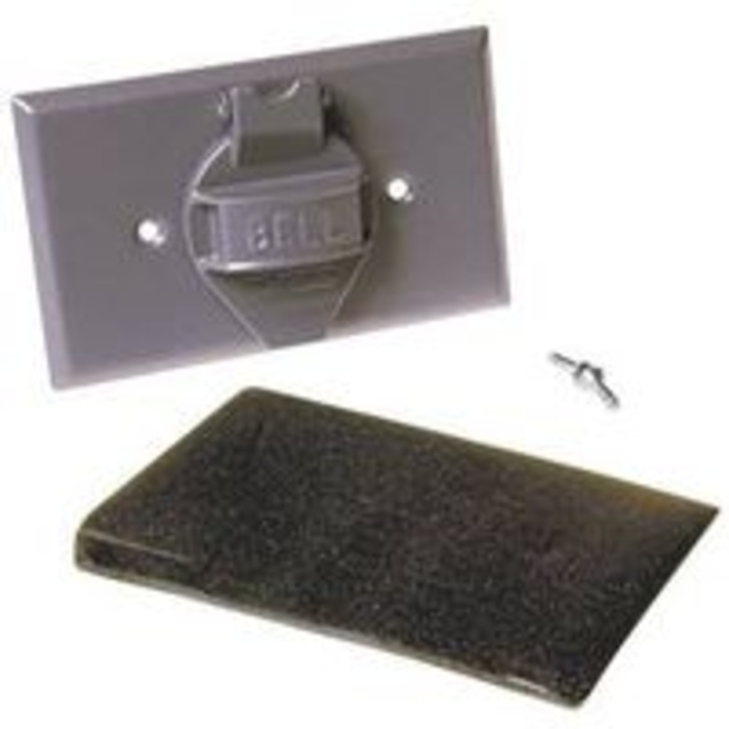 Gray Waterproof Flip Cover Single