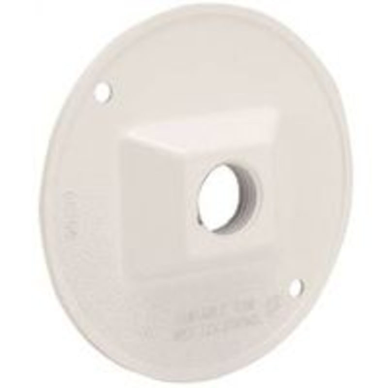 ME White Waterproof Round Lamp Cover
