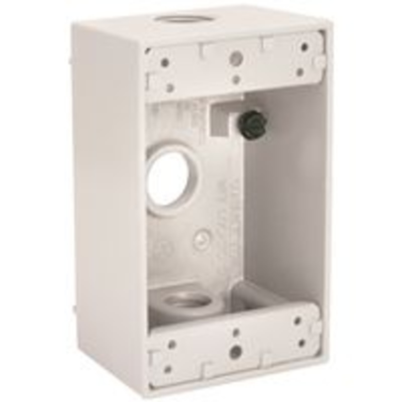 WHT WP 1G Outdoor Weatherproof Electrical Outlet Box
