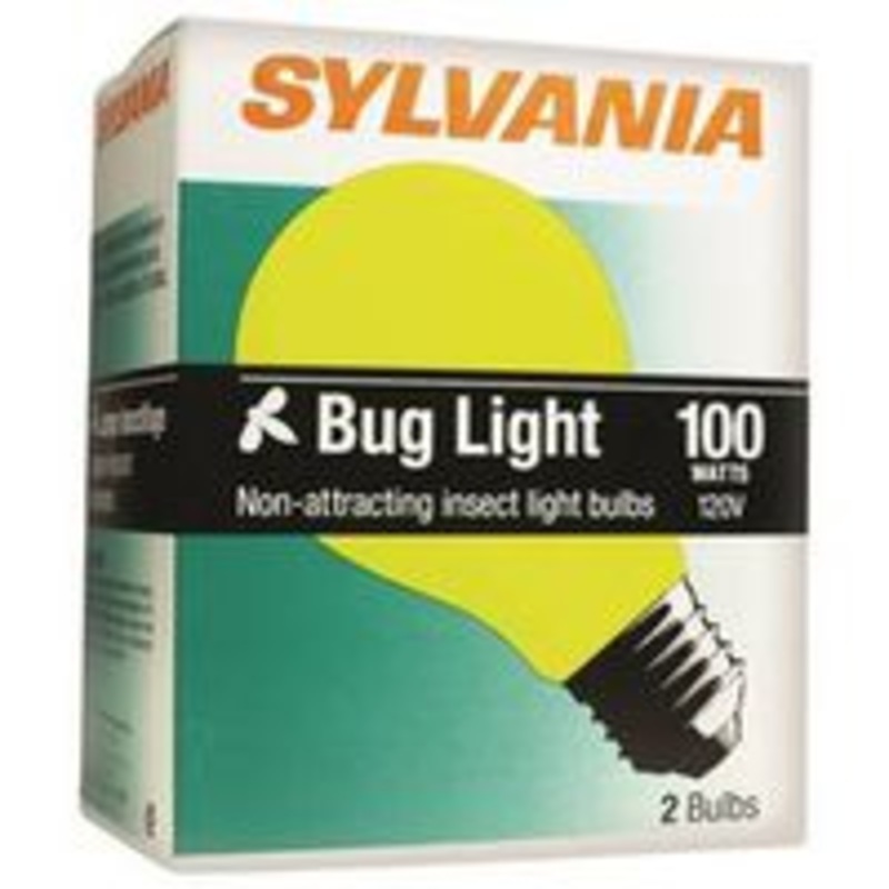 Yellow A19 100W Bug Light Bulb