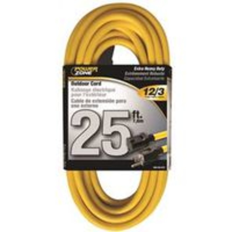 054725 12/3 Yellow Extension Cord (3.73 lbs)