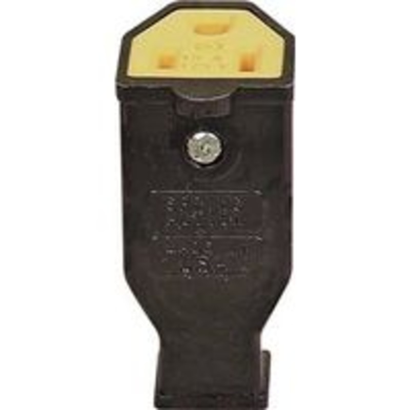 15A 125V Black Electrical Connector