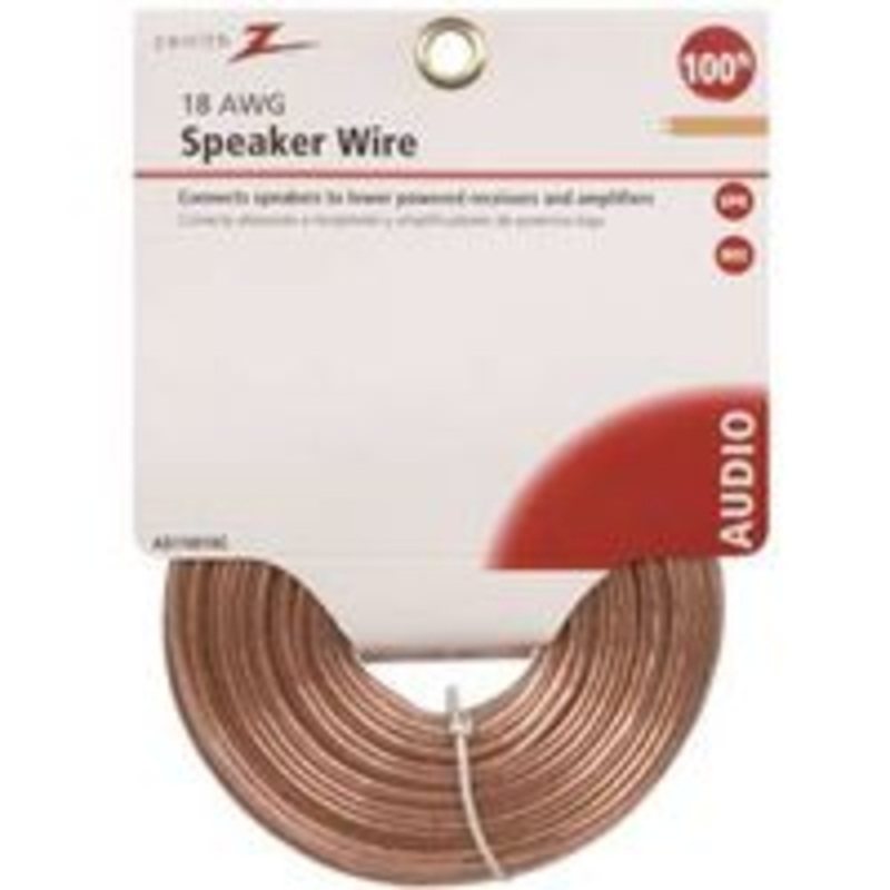 18 Gauge 100ft Speaker Wire