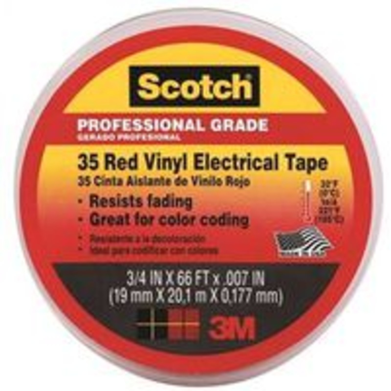 3/4 Red Electrical Tape