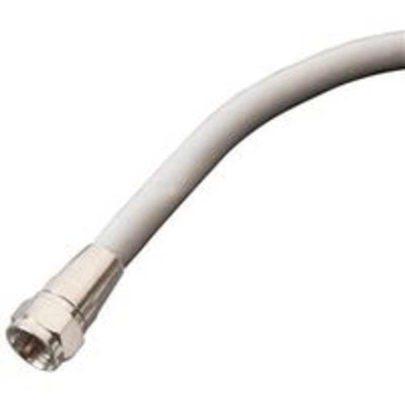 3′ RG6 Black Coaxial Cable