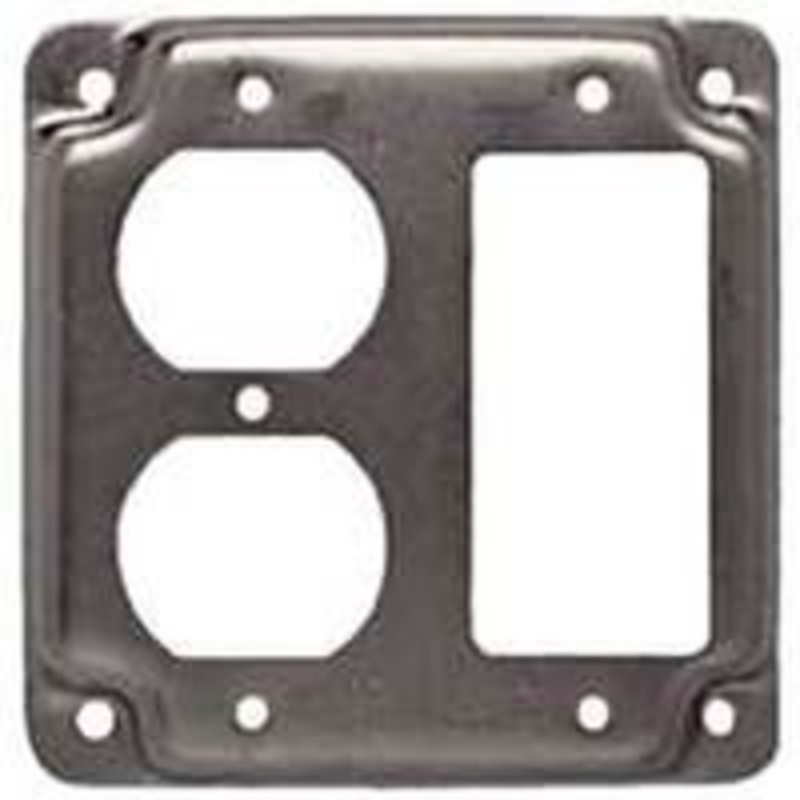4 Square GFCI and Duplex Cover