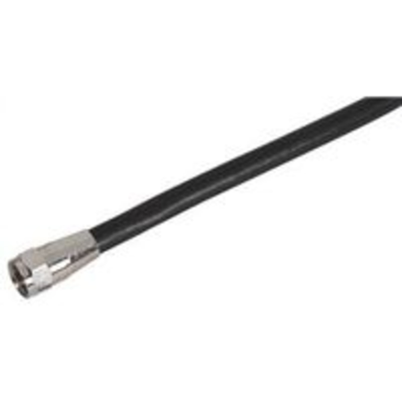 6 ft Black RG6 Coaxial Cable