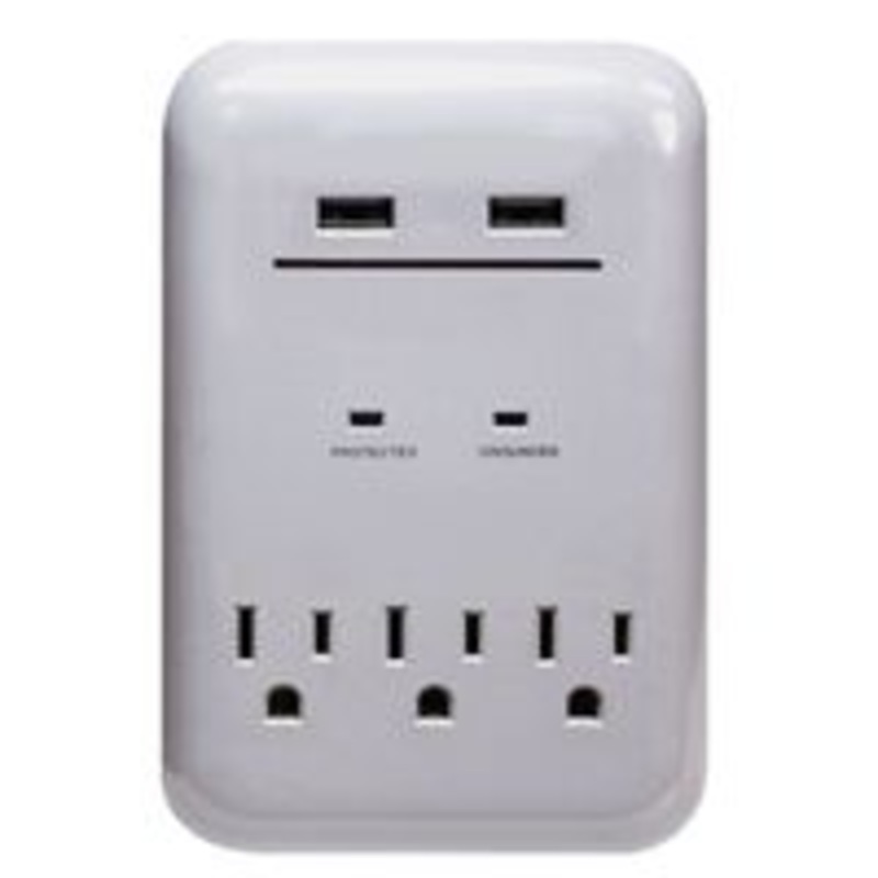 Charger USB 3.4A, 3-Outlet, 95W