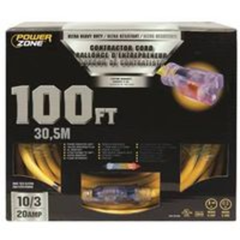 CORD EXTENSION 10/3 100FT 2′