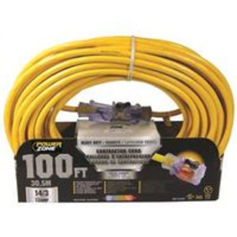 Cord Extension 14/3 SJTOW 100 ft