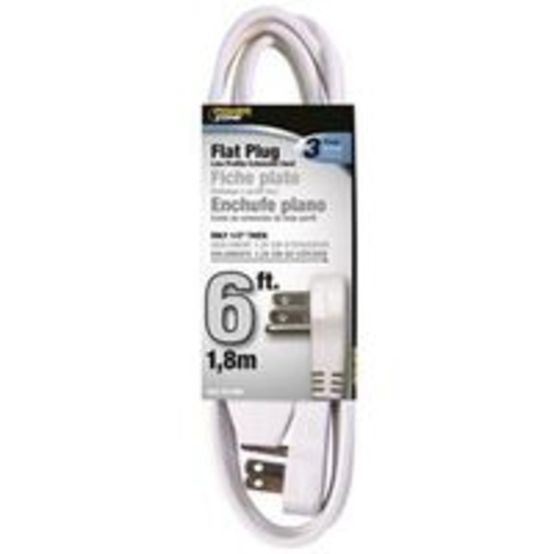 CORD EXTENSION INDOOR 3 OUTLET 16/3 6 FT