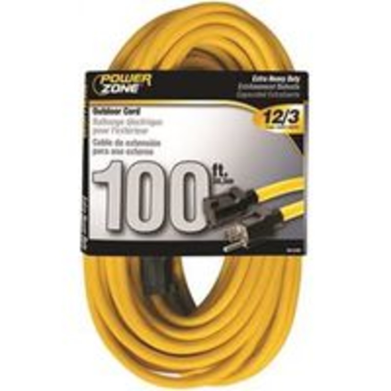 Cord Extension Outdoor 12/3 100ft