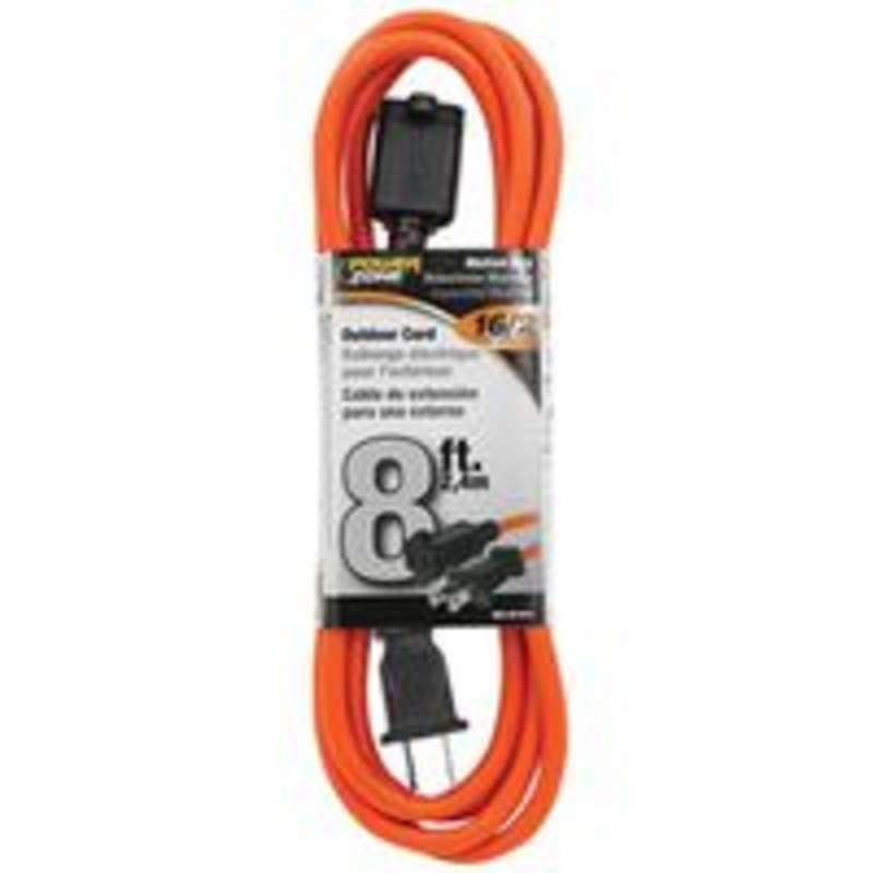 Cord Extension Outdoor Orange SJTW 16/3 100 ft